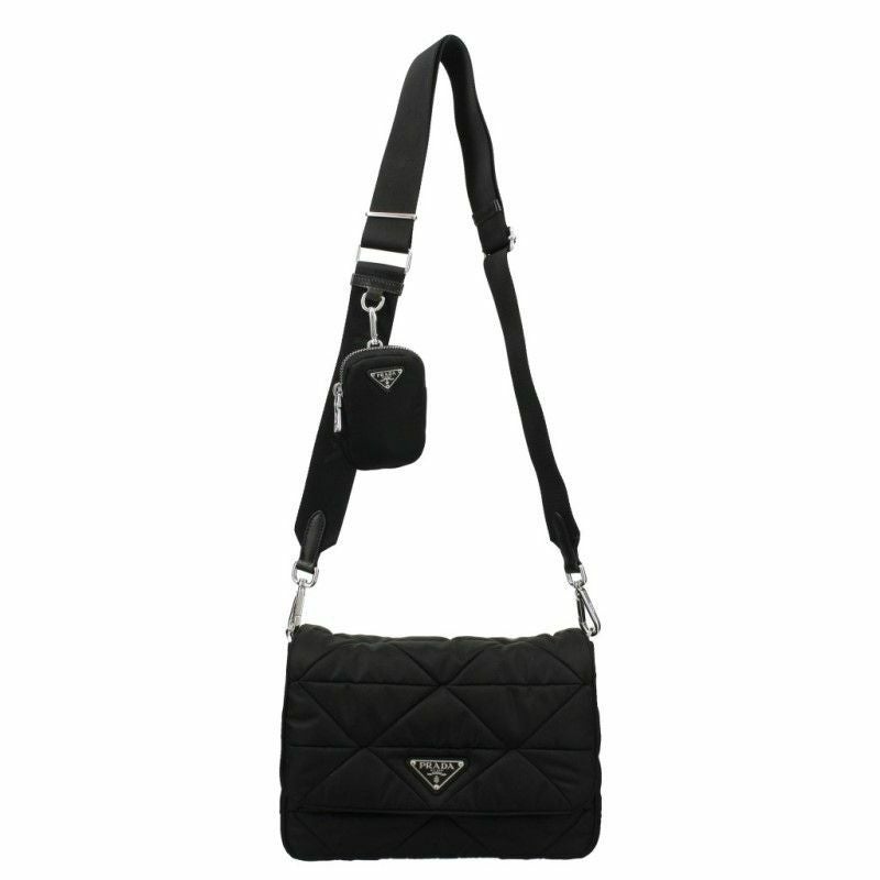 プラダ PRADA ショルダーバッグ レディース ブラック 1BD290 V B9O