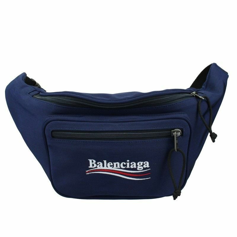 バレンシアガ BALENCIAGA ベルトバッグ エクスプローラー ブルー