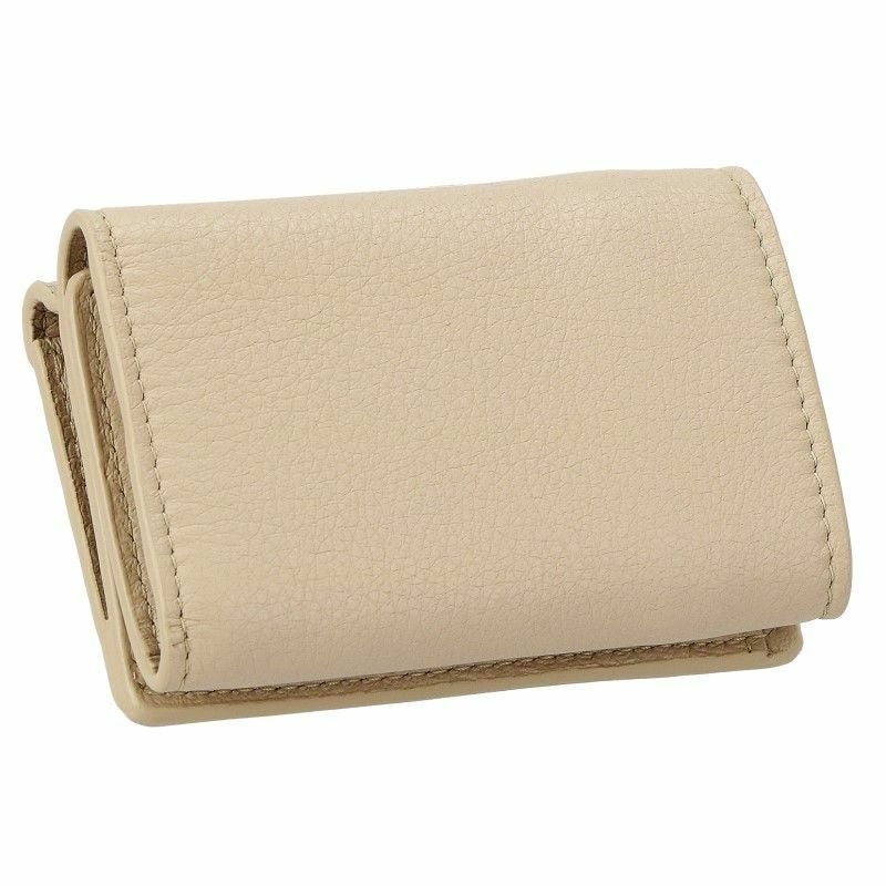 バレンシアガ BALENCIAGA 三つ折り財布 ペーパー ベージュ 391446
