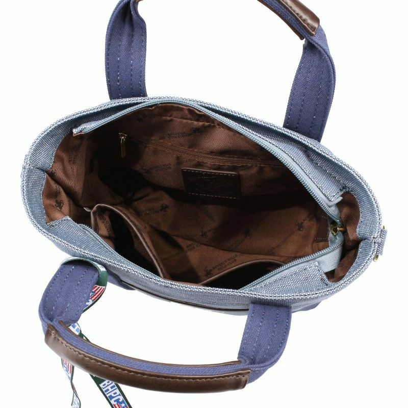 BEVERLY HILLS POLO CLUB ビバリーヒルズ ポロクラブ トートバッグ レディース ブルー BH1006N BL/NV/WH
