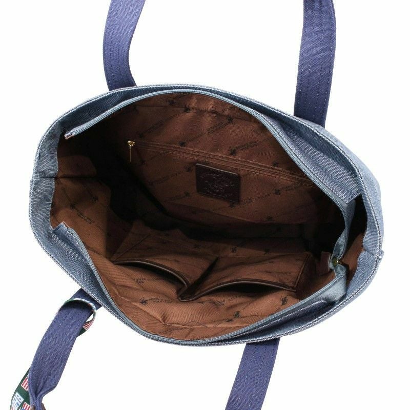 BEVERLY HILLS POLO CLUB ビバリーヒルズ ポロクラブ トートバッグ レディース ブルー BH1008N BL/NV/WH