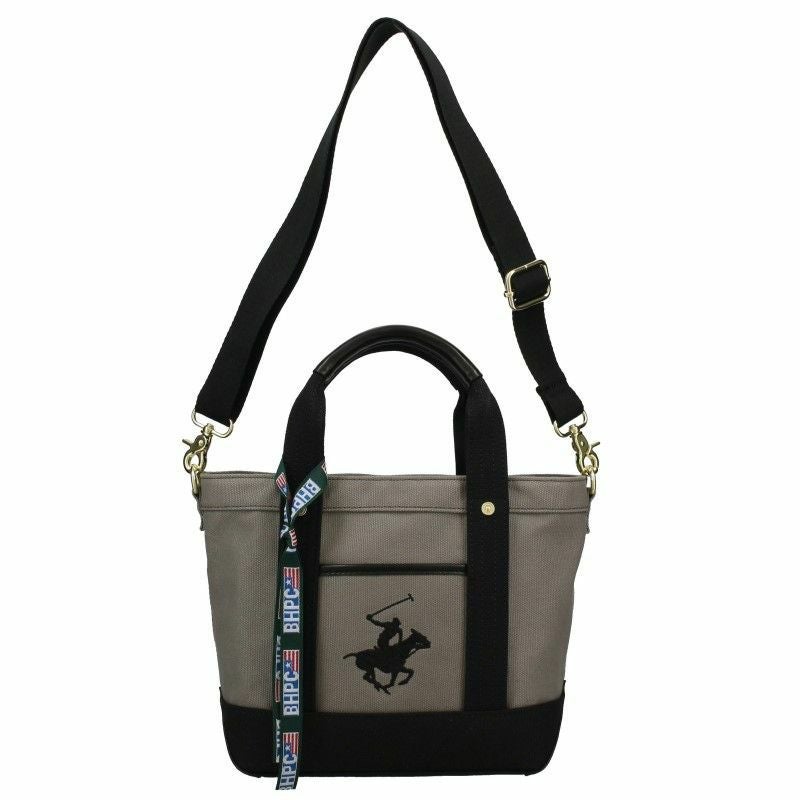 ビバリーヒルズ ポロクラブ BEVERLY HILLS POLO CLUB トートバッグ レディース ブラック BH1006N GR/BK/BK