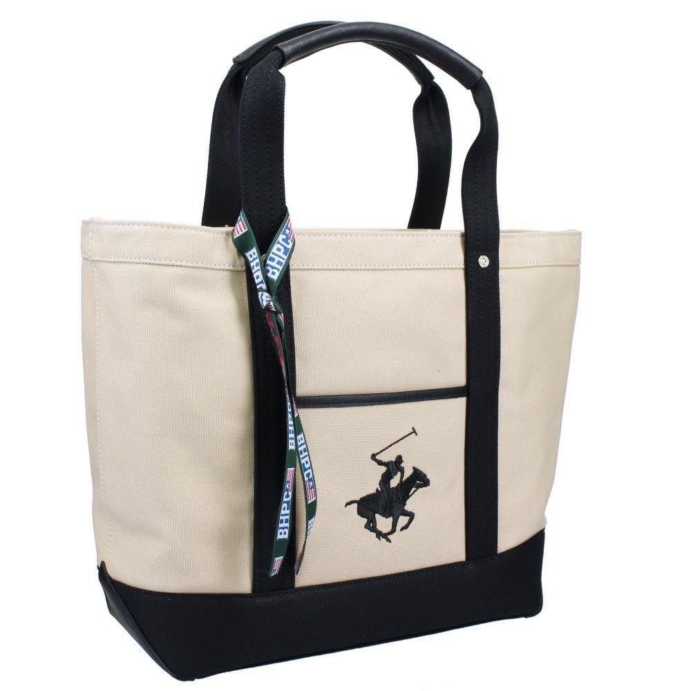 ビバリーヒルズ ポロクラブ BEVERLY HILLS POLO CLUB トートバッグ レディース ブラック BH1008N BE/BK/BK