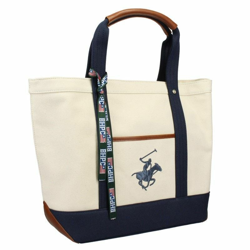 ビバリーヒルズ ポロクラブ BEVERLY HILLS POLO CLUB トートバッグ レディース ホワイト BH1008N IV/NV/NV