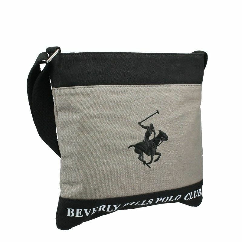 ビバリーヒルズ ポロクラブ BEVERLY HILLS POLO CLUB ショルダーバッグ レディース グレー BHC002 GR/BK/BK