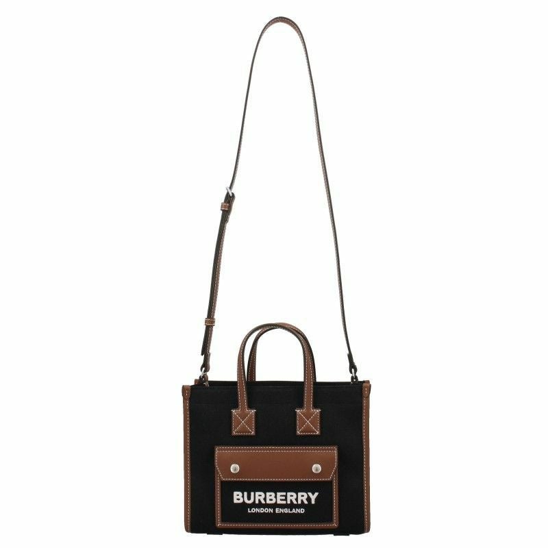 バーバリー BURBERRY ショルダーバッグ レディース ミニ フレヤ ブラック 8055749 BLACK TAN