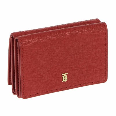 バーバリー BURBERRY 三つ折り財布 レディース レッド 8018960 A1460 