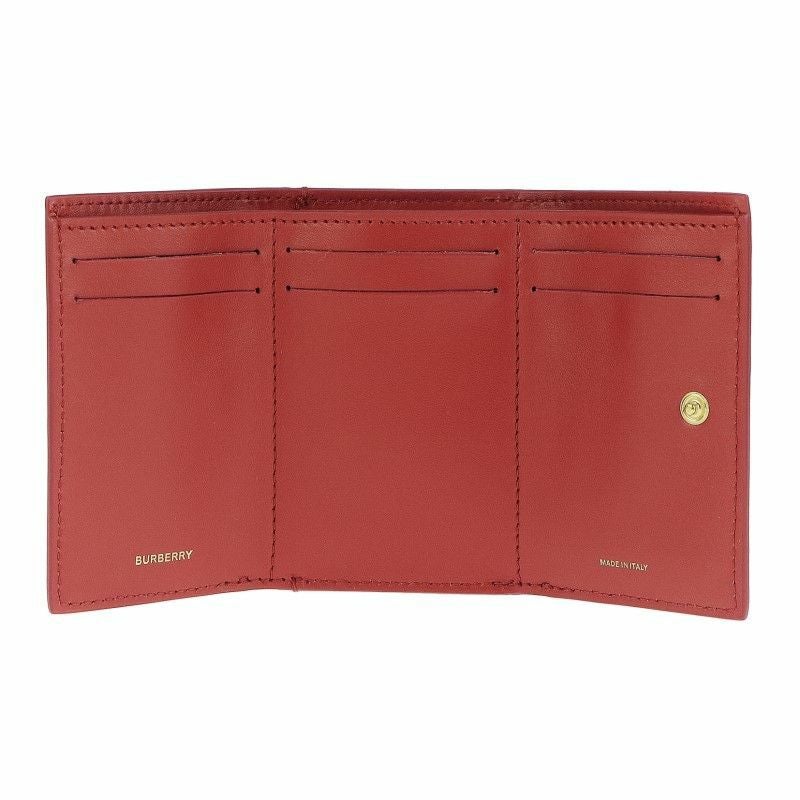 バーバリー BURBERRY 三つ折り財布 レディース レッド 8018960 A1460 BRIGHT RED