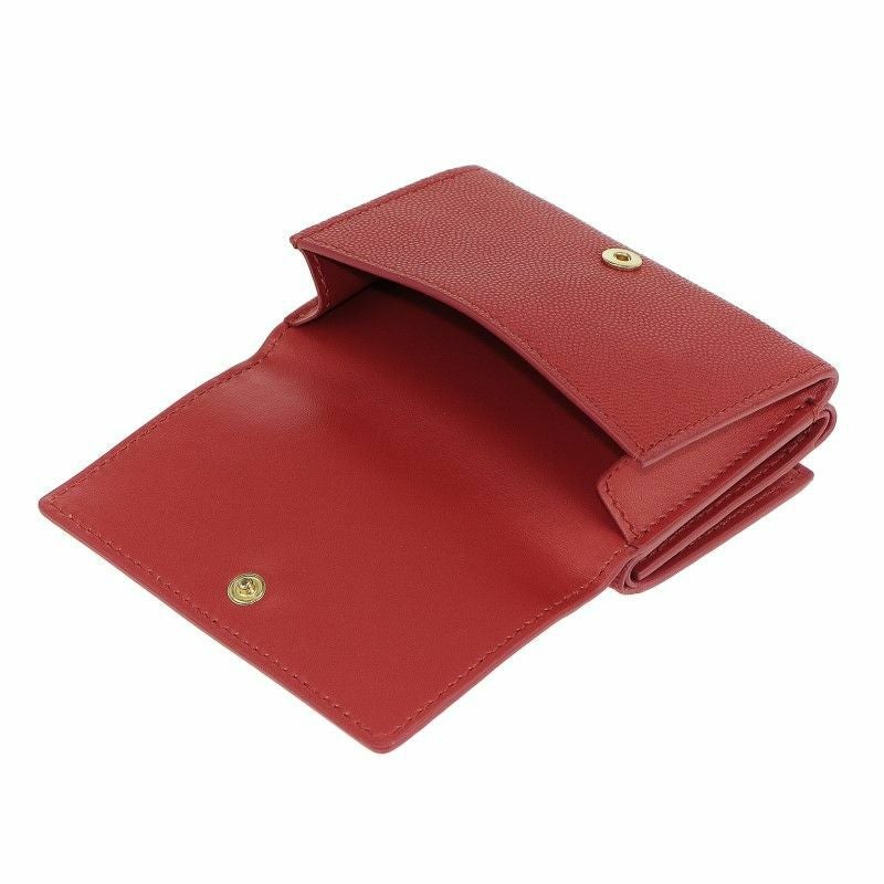 バーバリー BURBERRY 三つ折り財布 レディース レッド 8018960 A1460