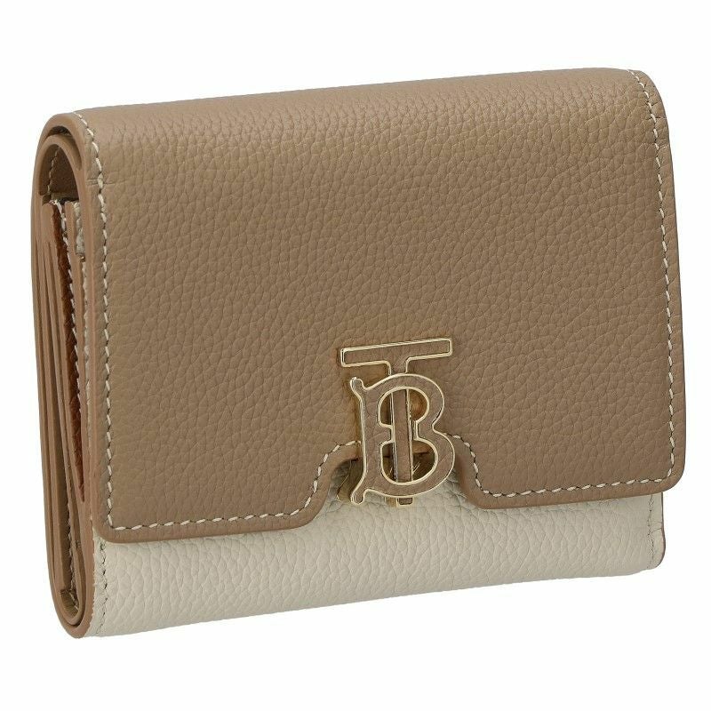 BURBERRY ベージュ 二つ折り財布 バーバリー BURBERRY 二つ折り財布 折財布 コンパクト財布 レディース