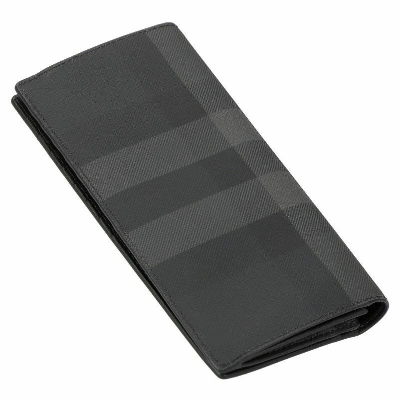 バーバリー BURBERRY 長財布 メンズ チャコールチェック ブラック 8064598 A1208