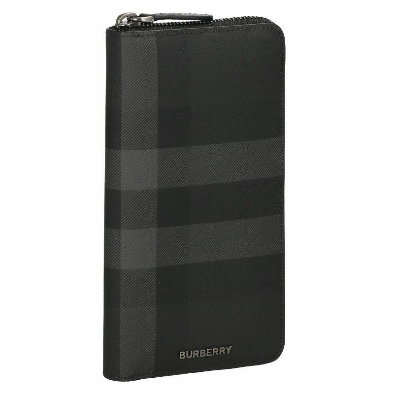 バーバリー BURBERRY 長財布 メンズ ブラック 8064586 A1208 ラウンド