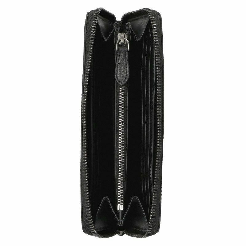 バーバリー BURBERRY 長財布 メンズ ブラック 8064586 A1208 ラウンドファスナー チェック