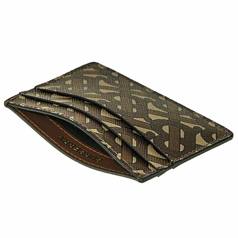 バーバリー BURBERRY カードケース レディース サンドン モノグラム ブラウン 8022909
