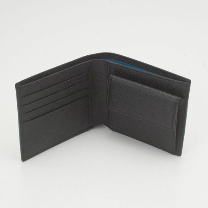 ブルガリ BVLGARI 二つ折り財布 メンズ ブルガリ ブルガリ ブラック