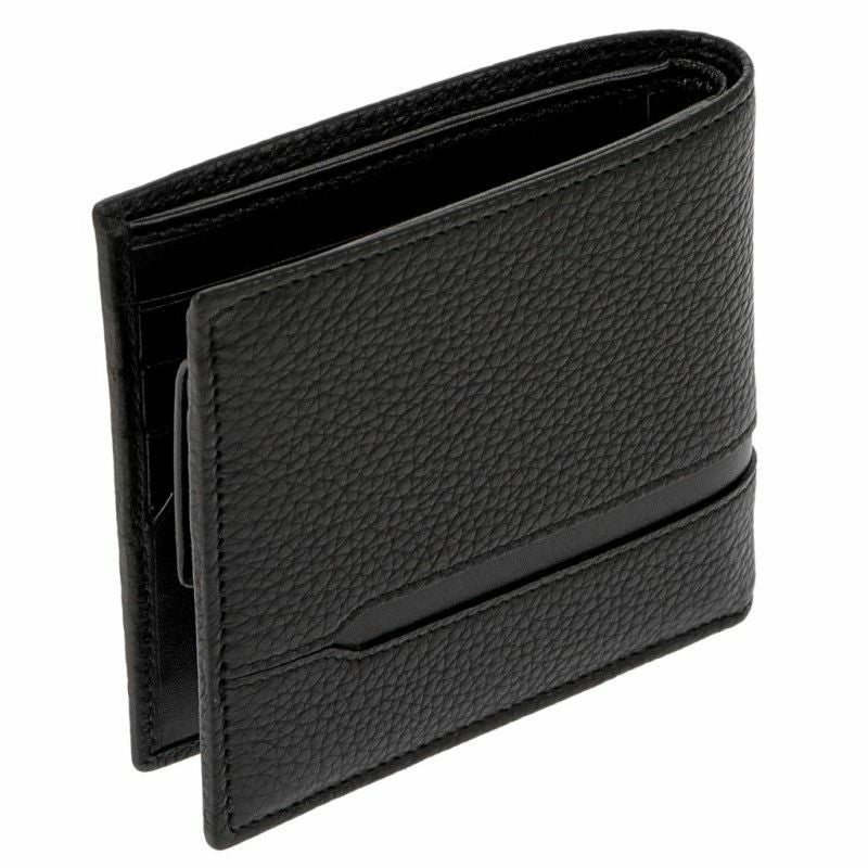 ブルガリ BVLGARI 二つ折り財布 メンズ ブラック 36964 オクト | GINZA