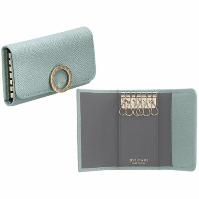 BVLGARI ブルガリ キーケース レディース BB ブルガリ ブルー 287262