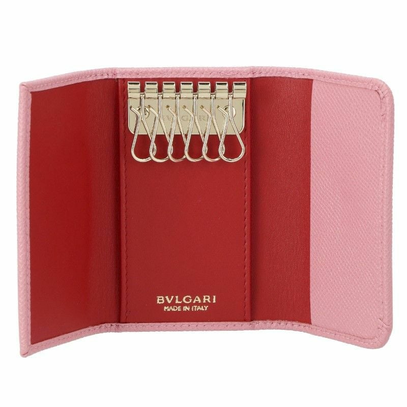 ブルガリ BVLGARI キーケース レディース BB ブルガリ ピンク 287263
