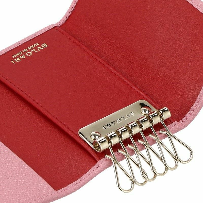 ブルガリ BVLGARI キーケース レディース BB ブルガリ ピンク 287263
