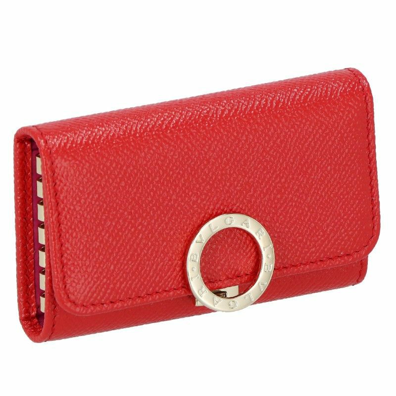 ブルガリ BVLGARI キーケース レディース BB ブルガリ レッド 288156