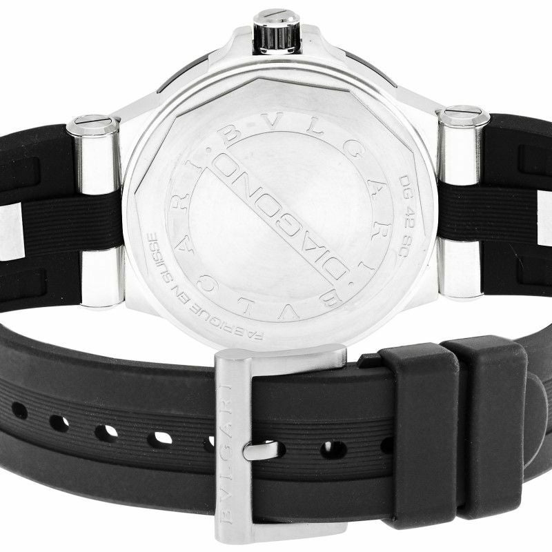 ブルガリ BVLGARI ディアゴノ メンズ シルバー DG42C6SCVD