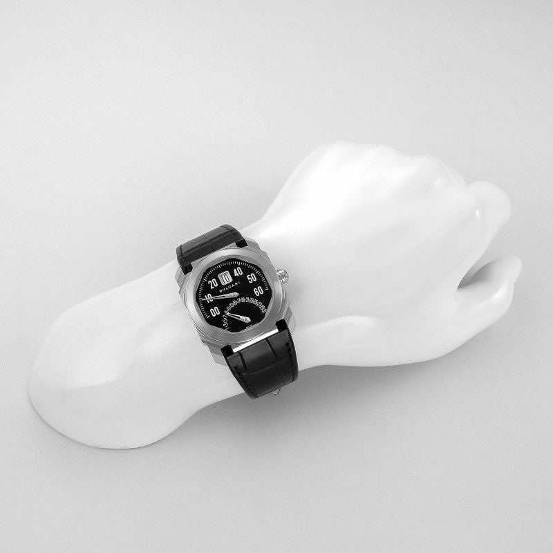 ブルガリ BVLGARI 腕時計 メンズ オクト ブラック BGO38BSLDBR | GINZA