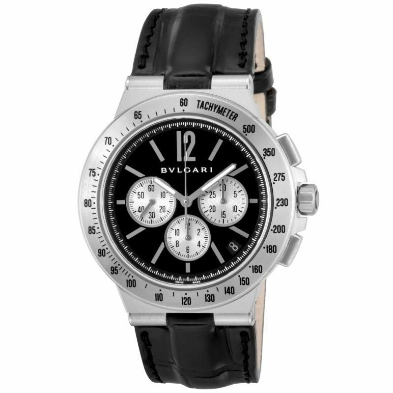 ブルガリ BVLGARI 腕時計 メンズ ディアゴノタキメトリック ブラック DG41BSLDCHTA