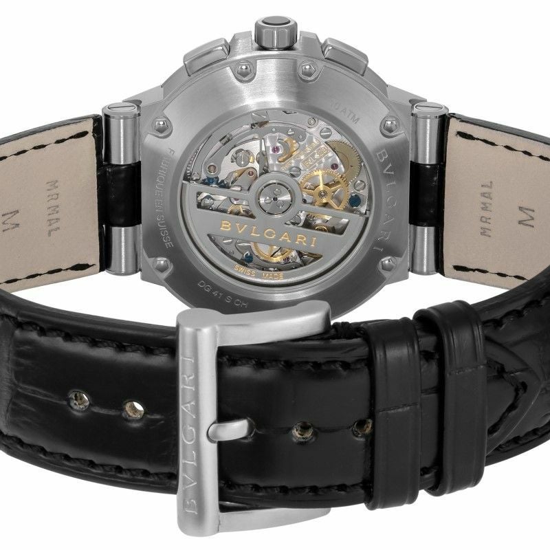 ブルガリ BVLGARI 腕時計 メンズ ディアゴノタキメトリック ブラック