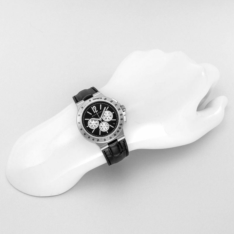 ブルガリ BVLGARI 腕時計 メンズ ディアゴノタキメトリック ブラック
