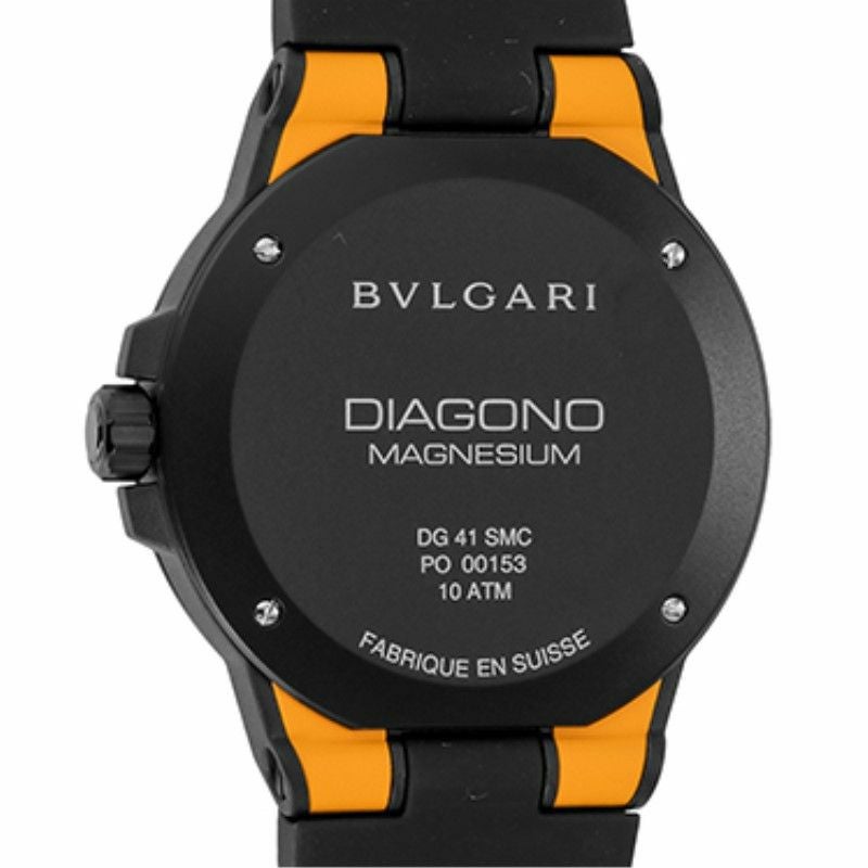 ブルガリ BVLGARI 腕時計 メンズ ディアゴノマグネシウム イエロー DG41C10SMCVD