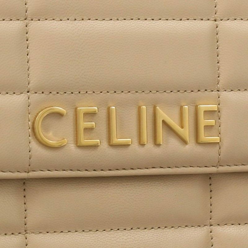 セリーヌ CELINE ショルダーバッグ レディース SHOULDER CHAIN ベージュ 111273EPZ 03ND NUDE