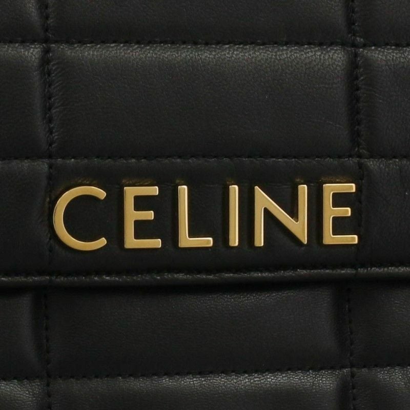 新品 セリーヌ CELINE ショルダーバッグ セリーヌプリント ブラック セリーヌ CELINE ショルダーバッグ レディース ブラック 111273EPZ