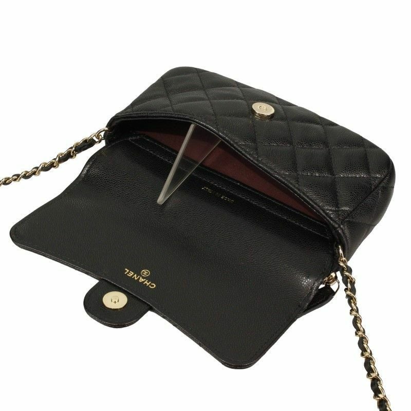 シャネル スマホショルダー レディース ブラック CHANEL AP2096 B10583