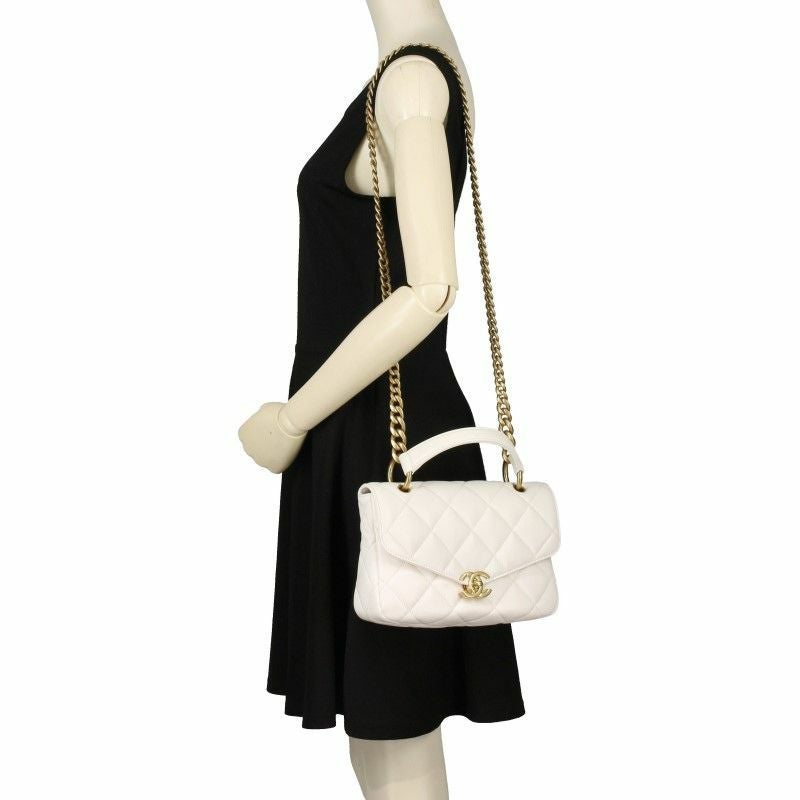 シャネル CHANEL ハンドバッグ レディース ホワイト AS4195 B13073