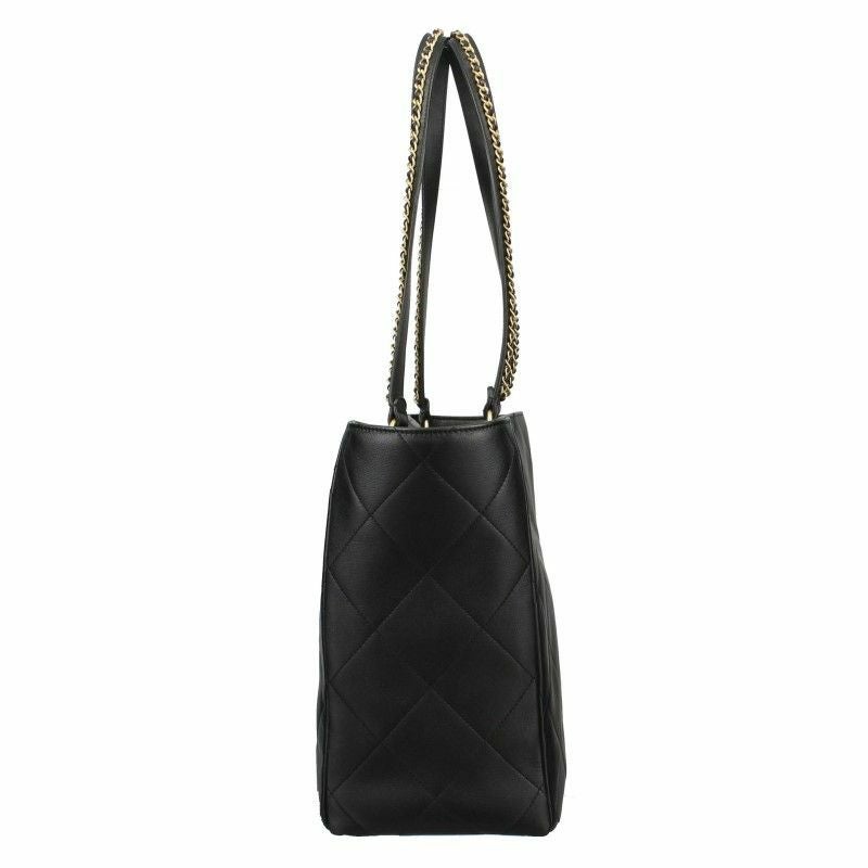 CHANEL バック マキシ ホーボー バッグ、シャイニー ラムスキン、ブラウン