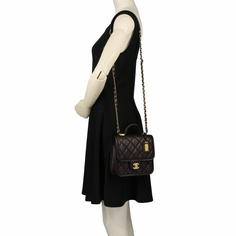 シャネル CHANEL ショルダーバッグ レディース AS3652 B09173 ダークブラウン
