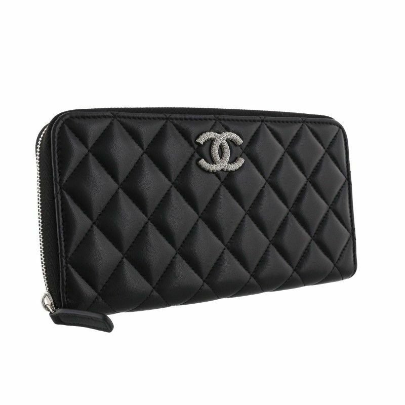 シャネル CHANEL 長財布 レディース ブラック AP3406 B12957 94305