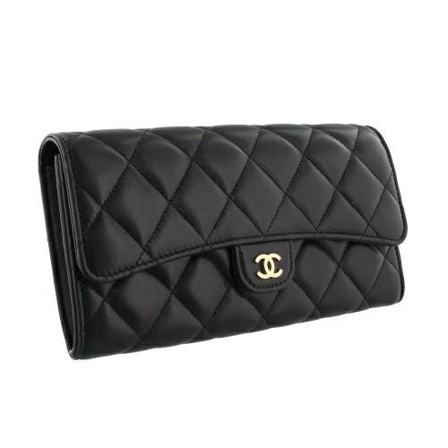シャネル CHANEL 長財布 レディース マトラッセ ブラック AP0241