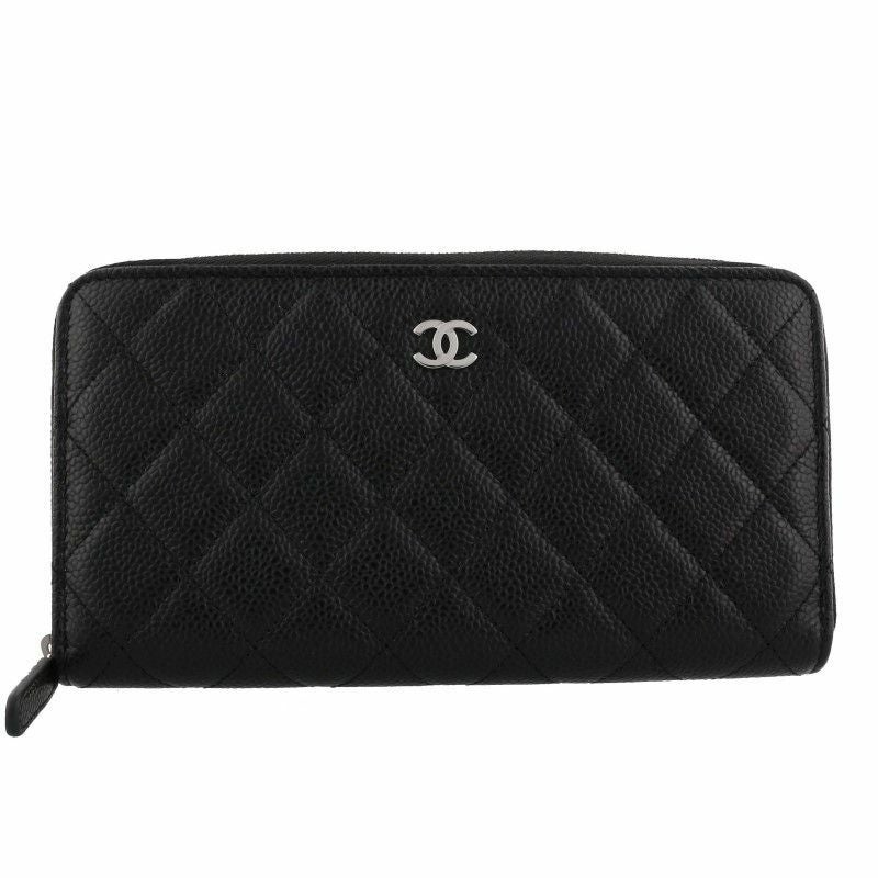 シャネル CHANEL 長財布 レディース マトラッセ ブラック AP0242