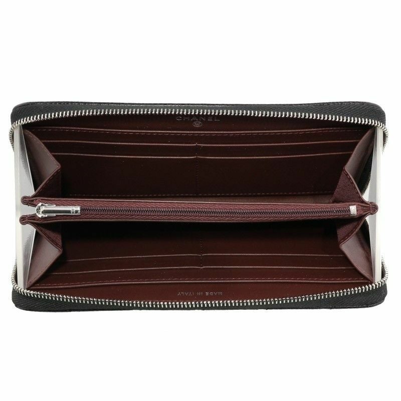 シャネル CHANEL 長財布 レディース マトラッセ ブラック AP0242