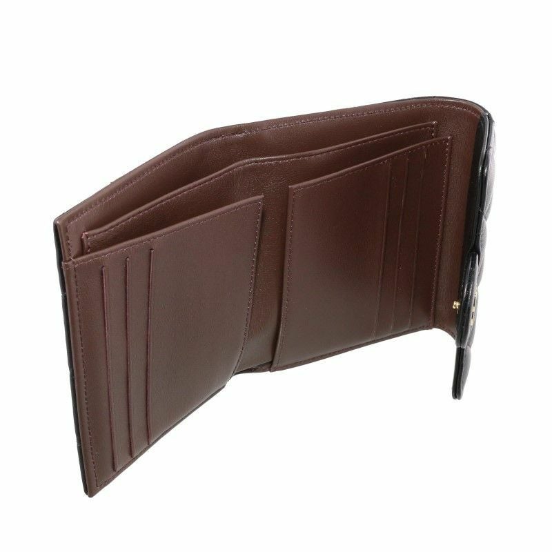 シャネル CHANEL 三つ折り財布 レディース ブラック AP0231 Y01295