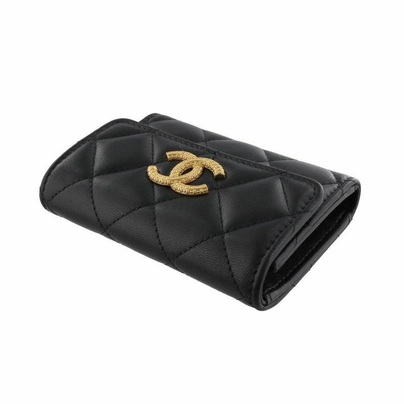シャネル CHANEL カードケース レディース ブラック AP3410 B12929