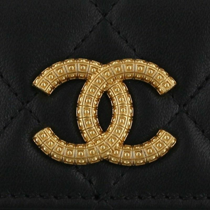 シャネル CHANEL カードケース レディース ブラック AP3410 B12929