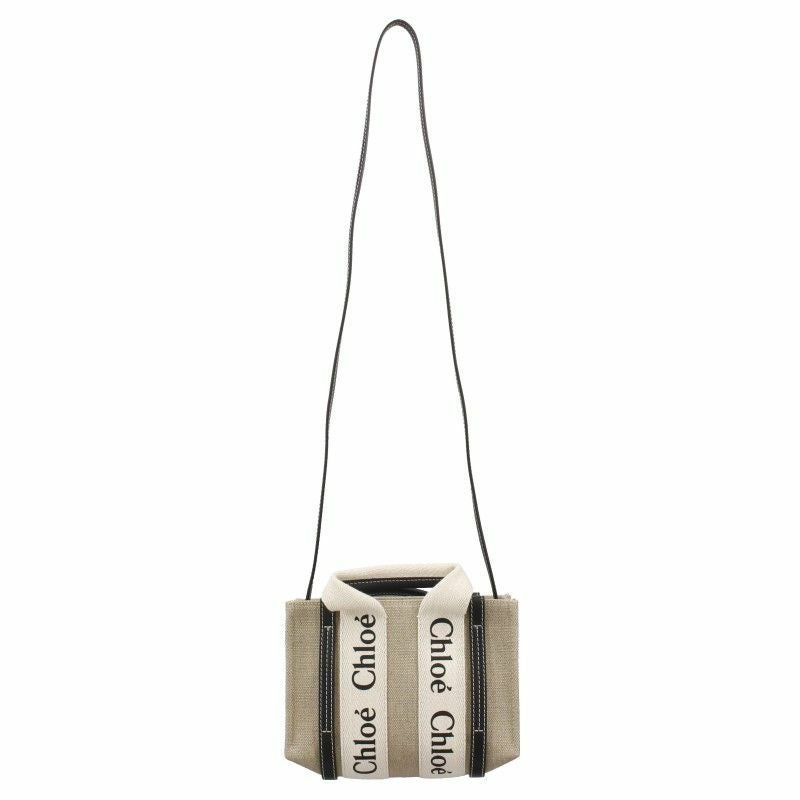 クロエ Chloe ハンドバッグ レディース WOODY ブルー CHC22AP237 I26 91J WHITE/BLUE