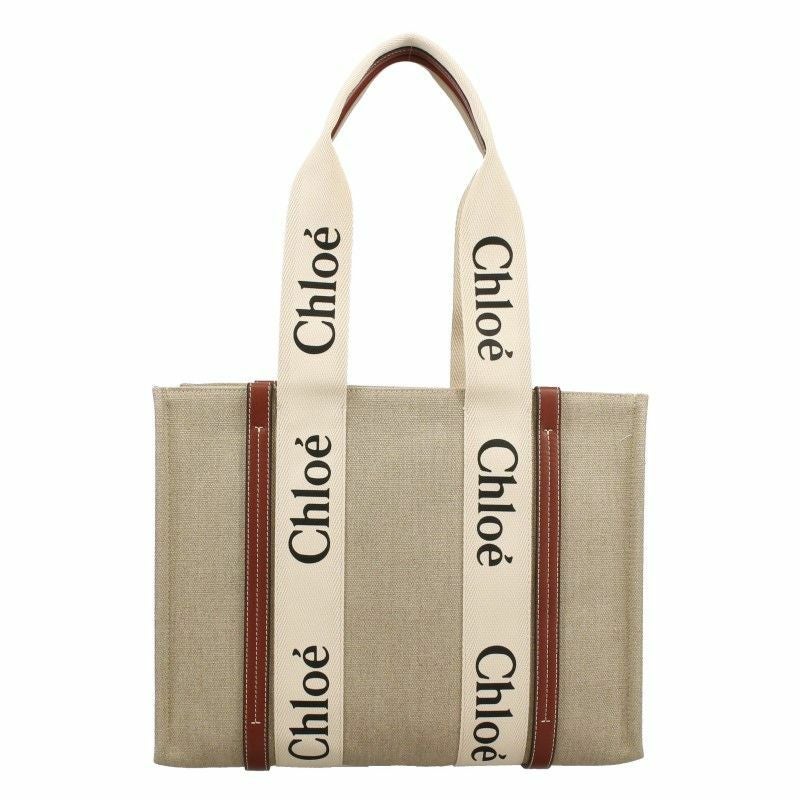 Chloe クロエ トートバッグ レディース WOODY ブラウン CHC22AS383 I26