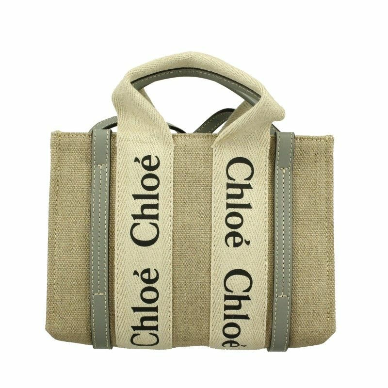クロエ Chloe トートバッグ レディース WOODY グレー CHC22AP237I26