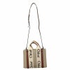 クロエ Chloe トートバッグ レディース WOODY ブラウン CHC22AS397I26 90U WHITE BROWN