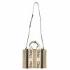 クロエ Chloe トートバッグ レディース WOODY ブルー CHC22AS397I26 91J WHITE/BLUE