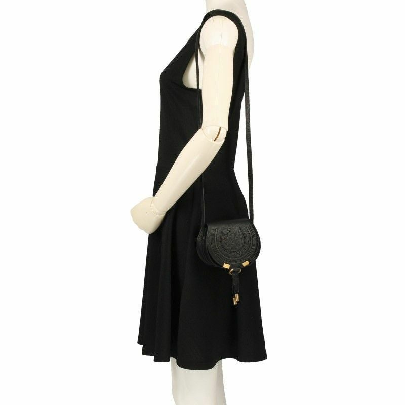 クロエ Chloe ショルダーバッグ レディース MARCIE ブラック CHC22AP675 I31 001 BLACK