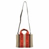 クロエ Chloe ショルダーバッグ レディース ウッディ ロゴ レッド CHC23US397 K37 9HE